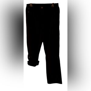 ⭐️Little Donkey Andy Women’s Drytech Hiking Activewear Pant Black Roll-up XL-NWT